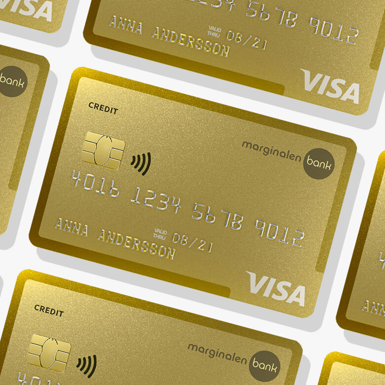 Marginalen kreditkort gold