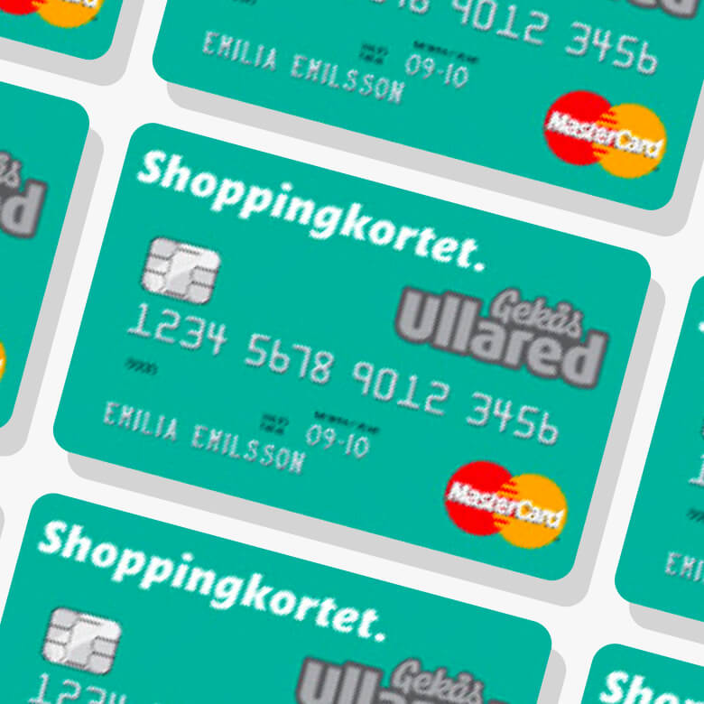 Shoppingkortet Gekås Ullared kreditkort